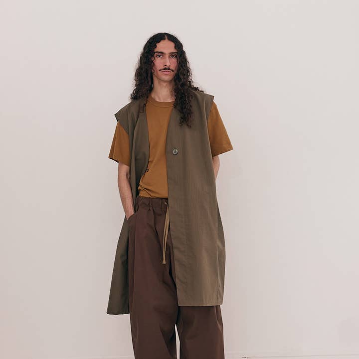 Cèucle - Wholesale Outerwear Vest - Women's - LONG VEST CHAPTER 1 _ OLIVE0