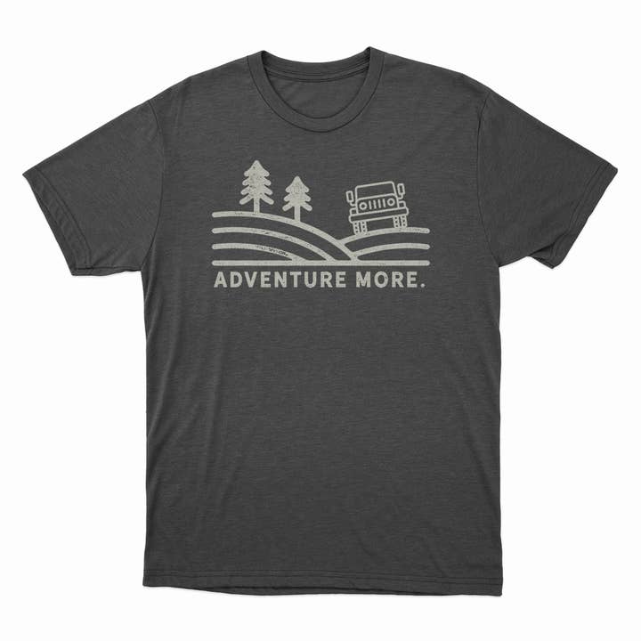 Adventure More - Unisex Tee for wholesale by Live Love Michigan