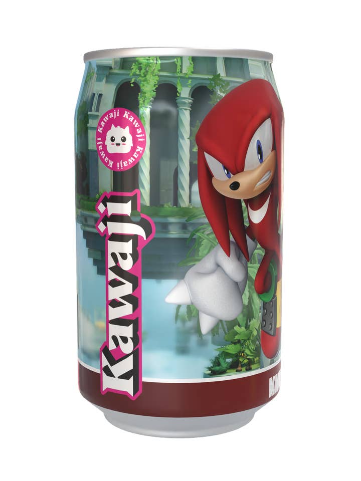 Sonic the Hedgehog Knuckle Burst - Soda Saveur Fruits d'Été Canette 330ml Standard pour la vente par Kawaji