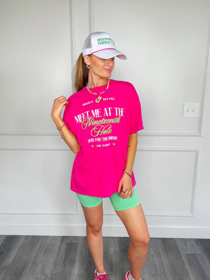 Poppy & Pine - Wholesale Screen Printed T-Shirt - Women's - Birdies & Bevvies Tee