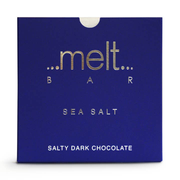 Sea Salt Dark Chocolate Bar for wholesale by Melt Chocolates