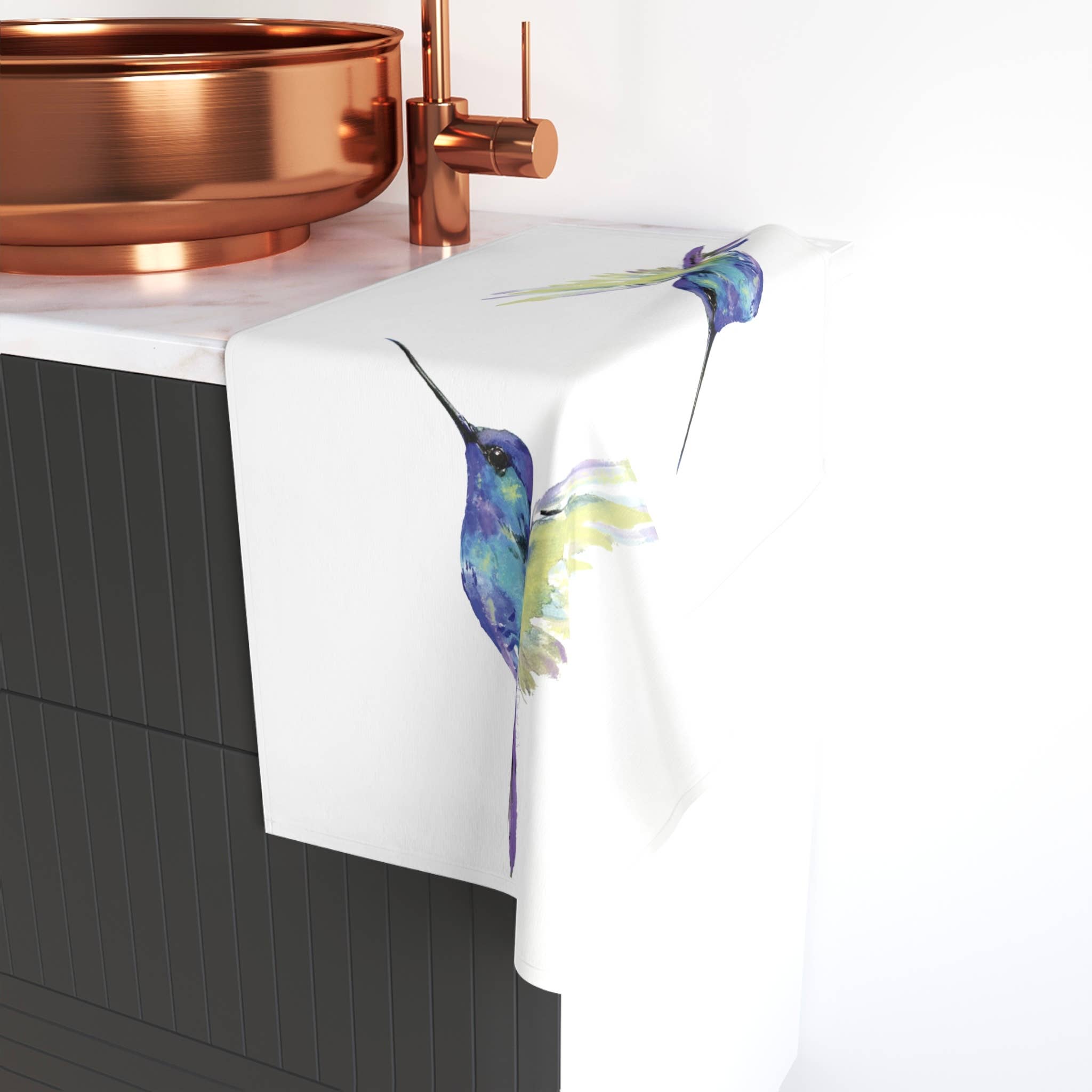 Blue Cava - Vente Torchons - Torchon Hummingbird (poly/coton)4