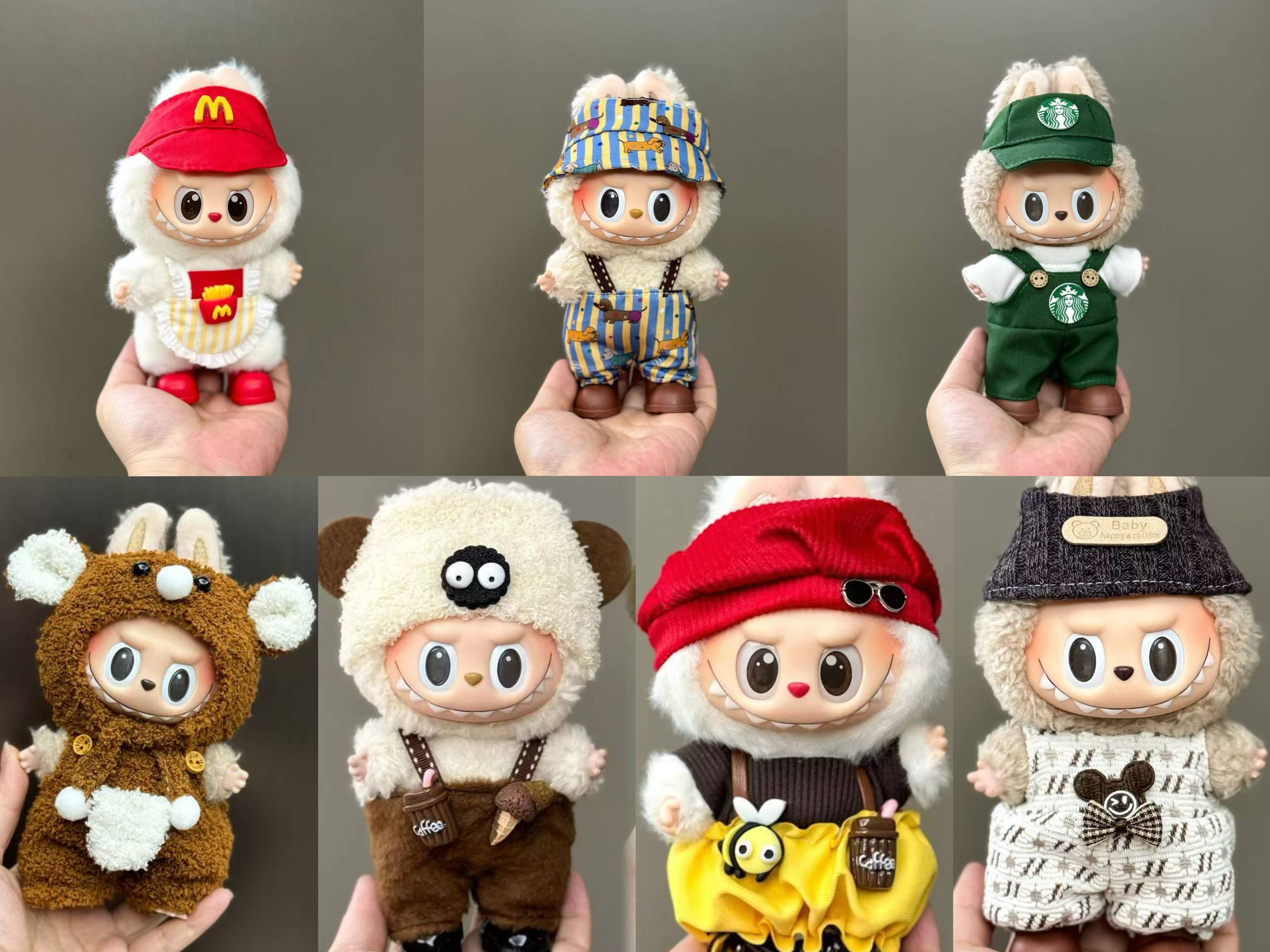 ZKY Wholesale – Engroshandel Dukketøj - Til børn – Labubu Tøjsæt, Ingen Dukke og Ingen Sko Inkluderet14