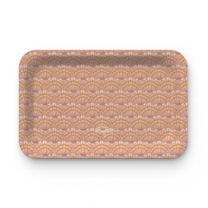 Kraft rectangular tray (28x18 cm) - Sea Reine for wholesale by Maison Royal Garden