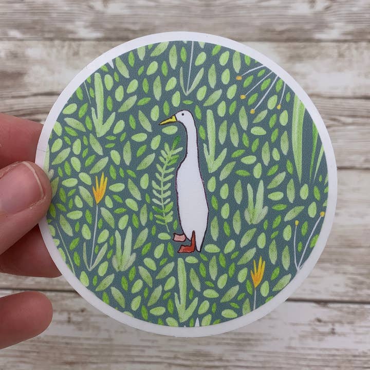 Autocolante de Pato Corredor por atacado de Samantha Hall Designs
