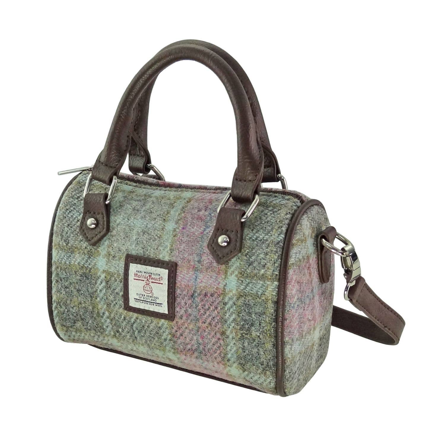 Glen Appin Of Scotland - Wholesale Top Handle Bag - Women's - LB1203 Harris Tweed 'Kilbride' Mini Bowling Bag24
