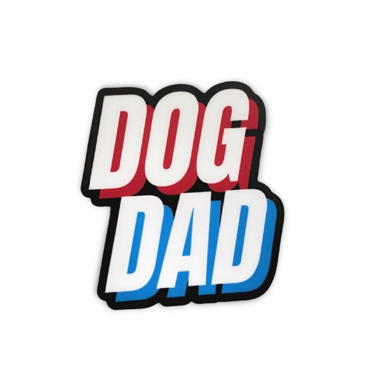 Dog Dad Sticker for wholesale by Briggs & Rory