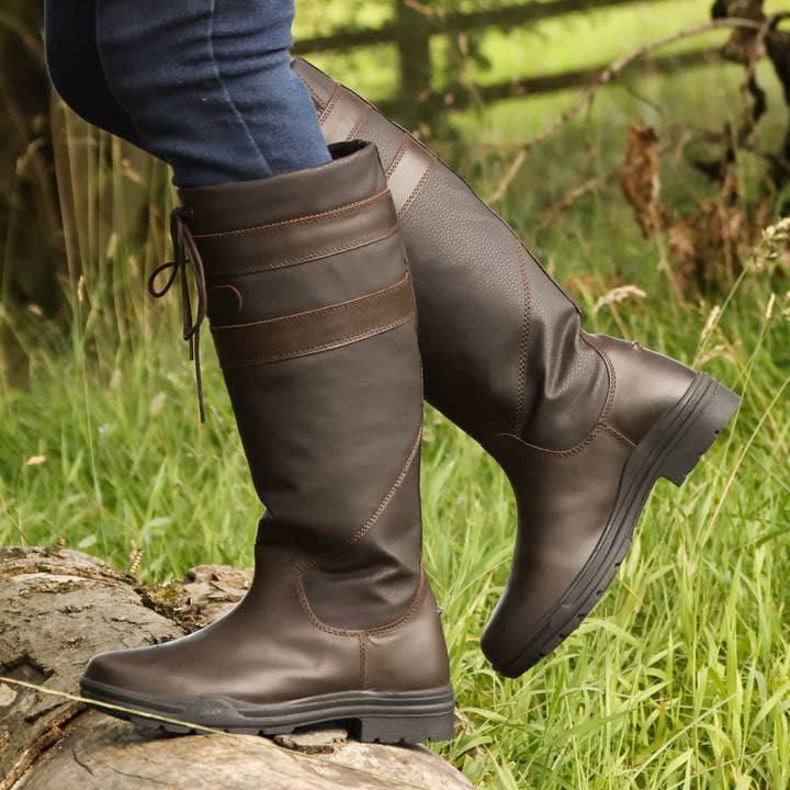 Brown WB132 Longridge Adults Country Boot for wholesale on Faire7