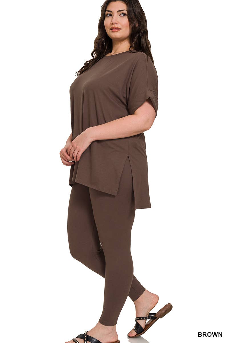 42POPS - Wholesale Lounge Set - Women's - `.Plus Microfiber Lounge Wear 2 Pc Set40