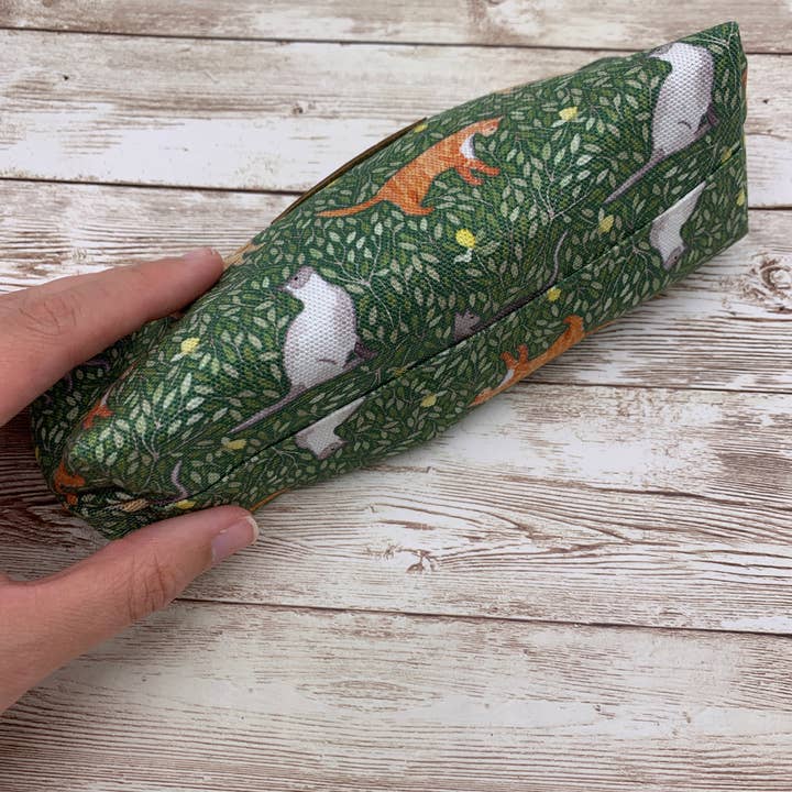 Samantha Hall Designs - Wholesale Pencil Case/Pouch - Cat pencil case4