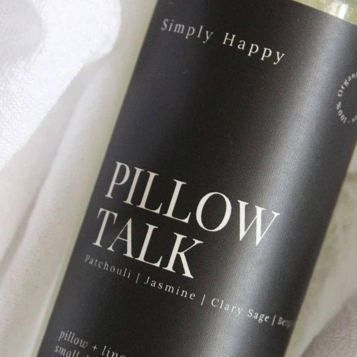 Simply Happy - Wholesale Linen Spray - Pillow Talk | Organic Pillow + Linen Spray
