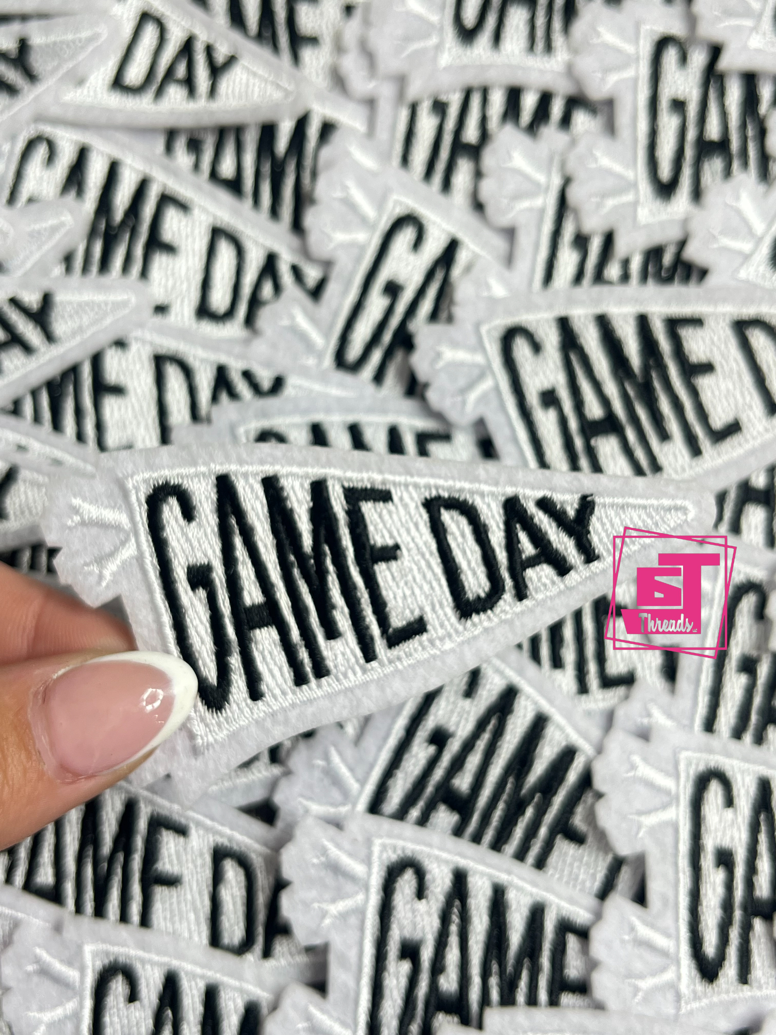 6j Threads LLC - Wholesale Patch - Game Day Pennants....Cap Patches7