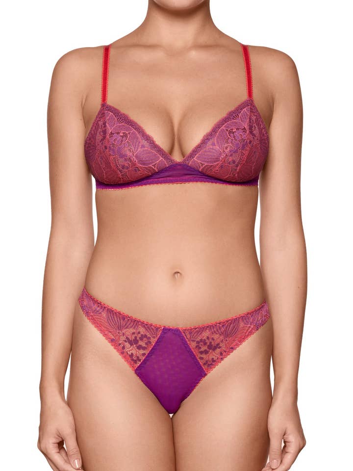 Miss Ivy Padded Triangle Bra for wholesale by Viola Sky