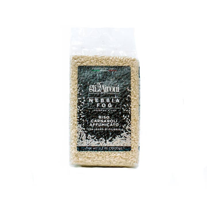 "Fog" Smoked Carnaroli Rice 1kg by Gli Aironi for wholesale by Zia Pia