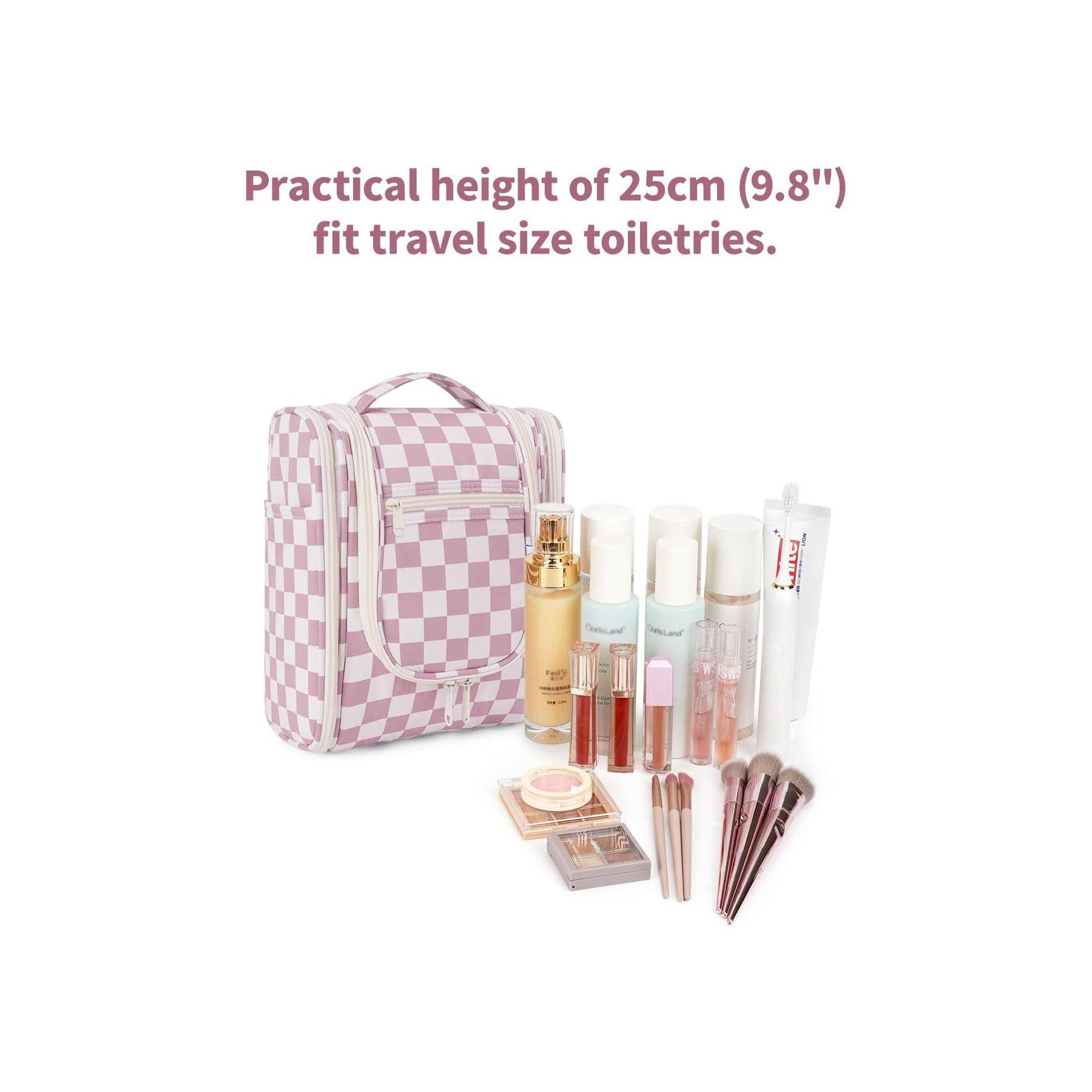 wandf - Wholesale Toiletry Bag - Women's - Hanging Travel Toiletry Cosmetic Bag for Women125