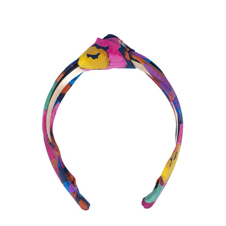 Maddie and Me Handmade - Wholesale Fashion Headband - Women's - Tropical Escape Colorful Headband made with 100% Silk2