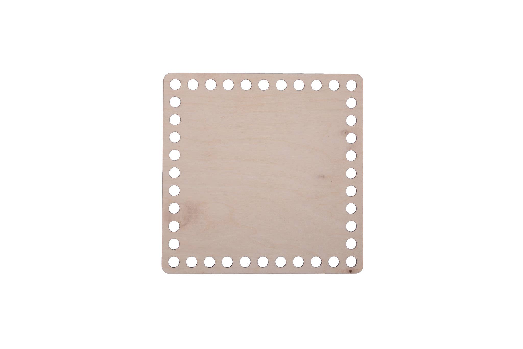 YourHobbyTools - Wholesale Knitting/Crochet Supplies - SQUARE wooden crochet basket bases with 8mm holes.2