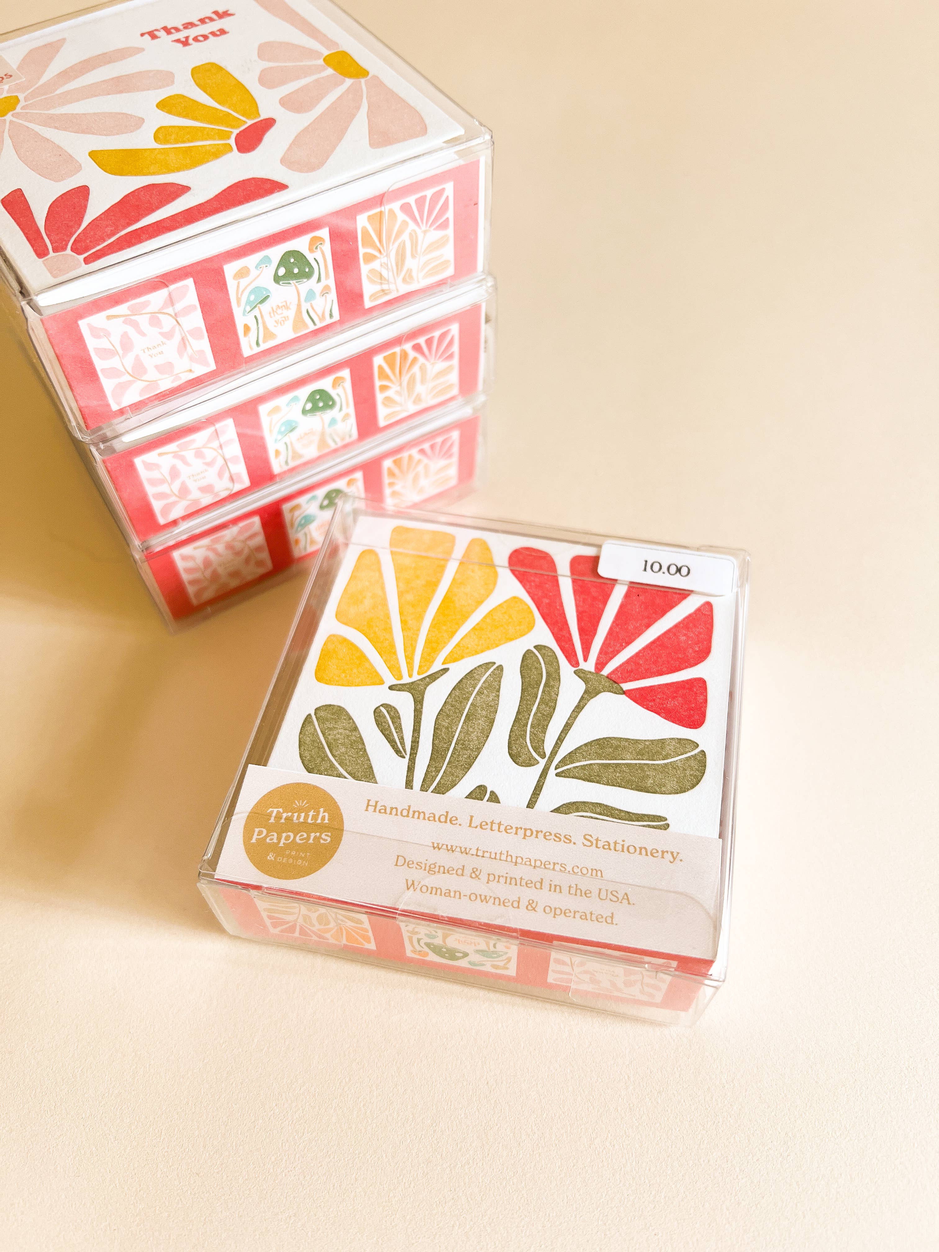 Truth Papers - Wholesale Stationery/Notecard Set - Modern Floral Mini Card Set8
