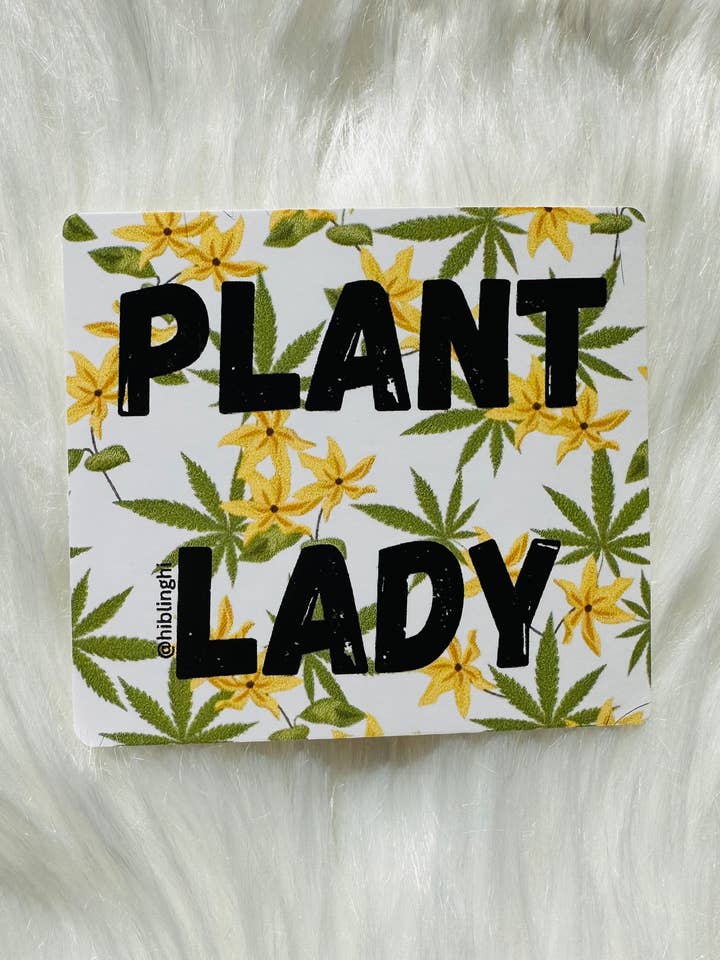 Plant Lady, Marihuana-sticker, sticker 420, hennep, stickers f voor wholesale door Soul Valid Hawaiʻi