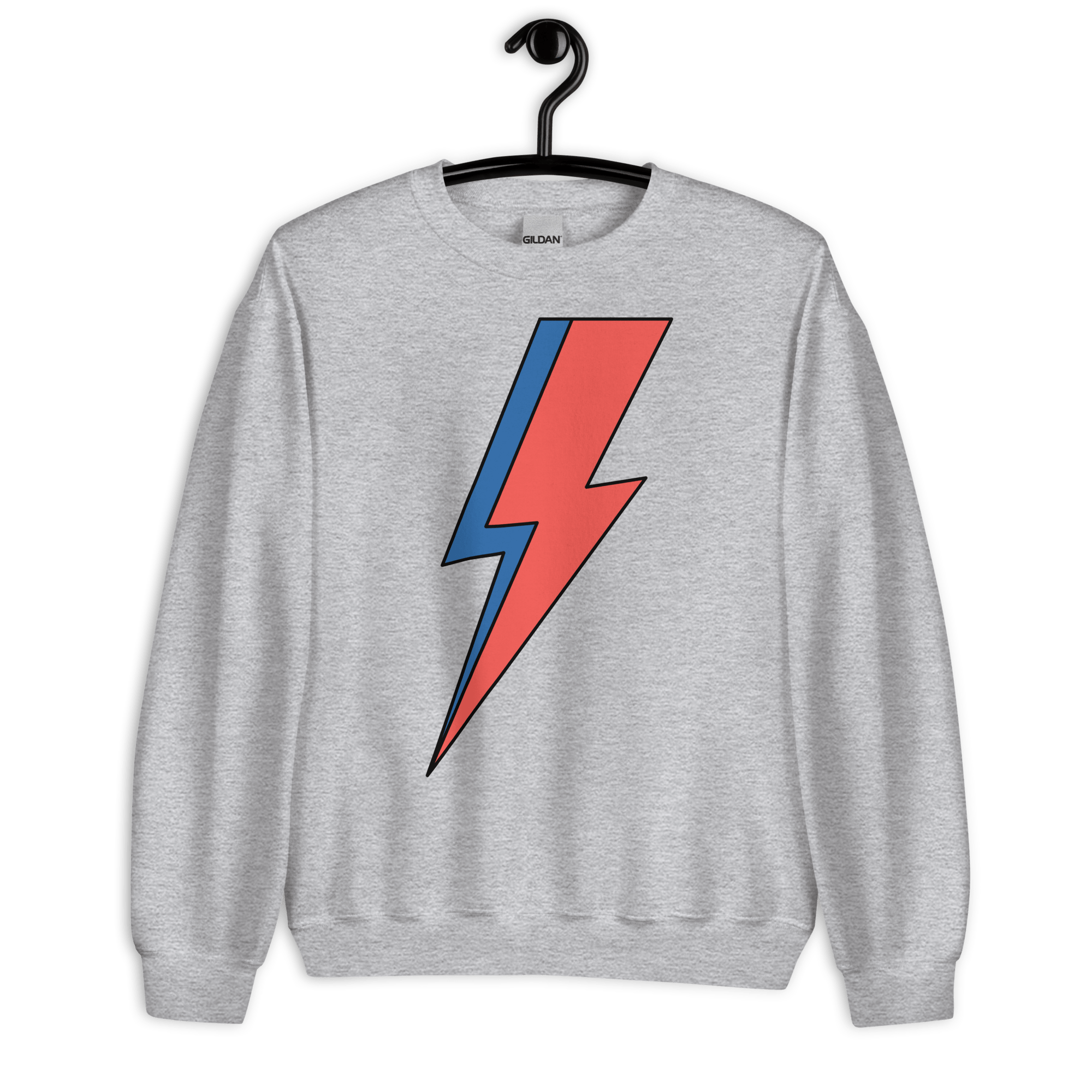 Jolly & Goode - Wholesale Graphic Sweatshirt - Unisex - Lightning Bolt Sweatshirt0