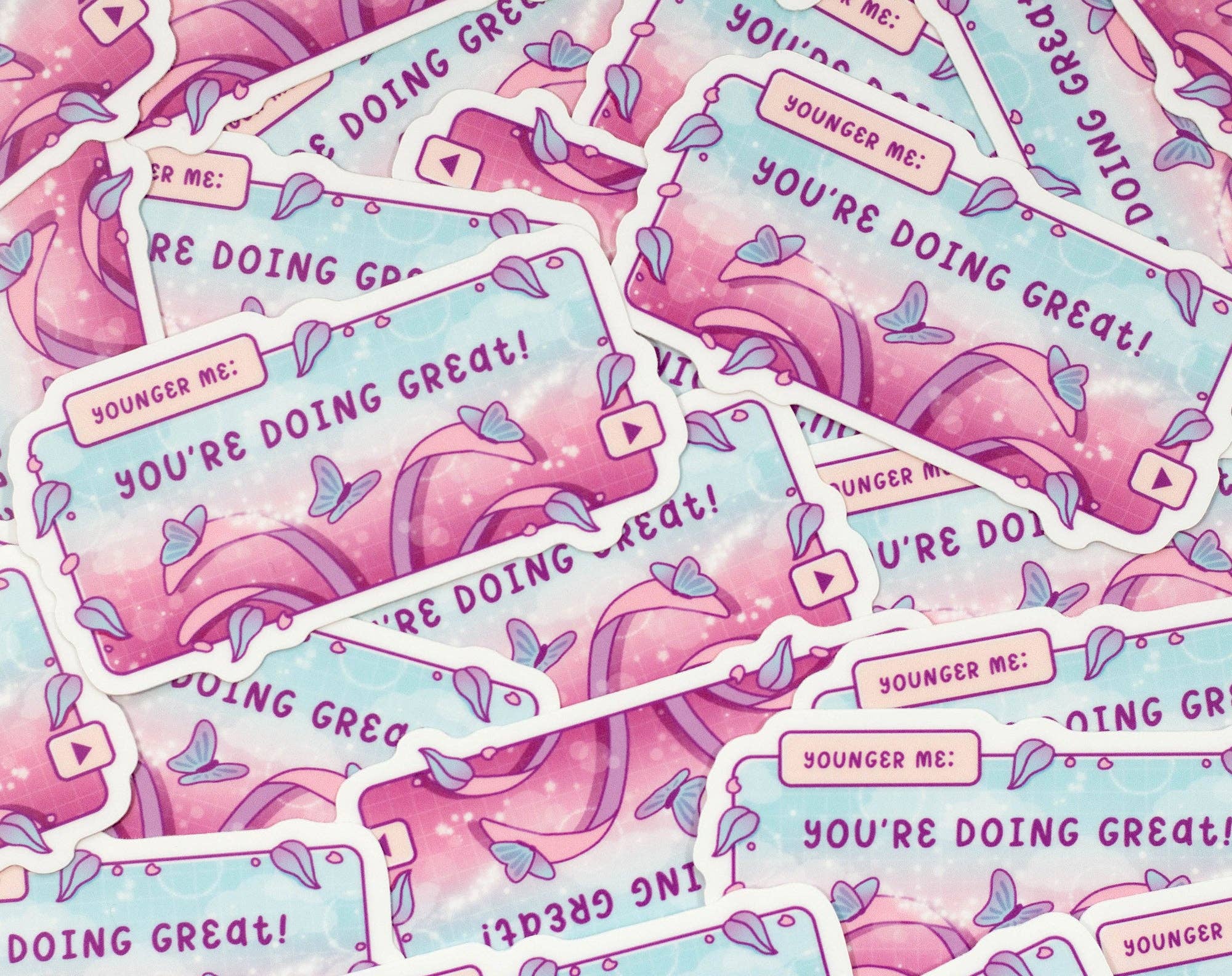 Unicorn Eclipse - Wholesale Sticker - You're Doing Great Sticker1
