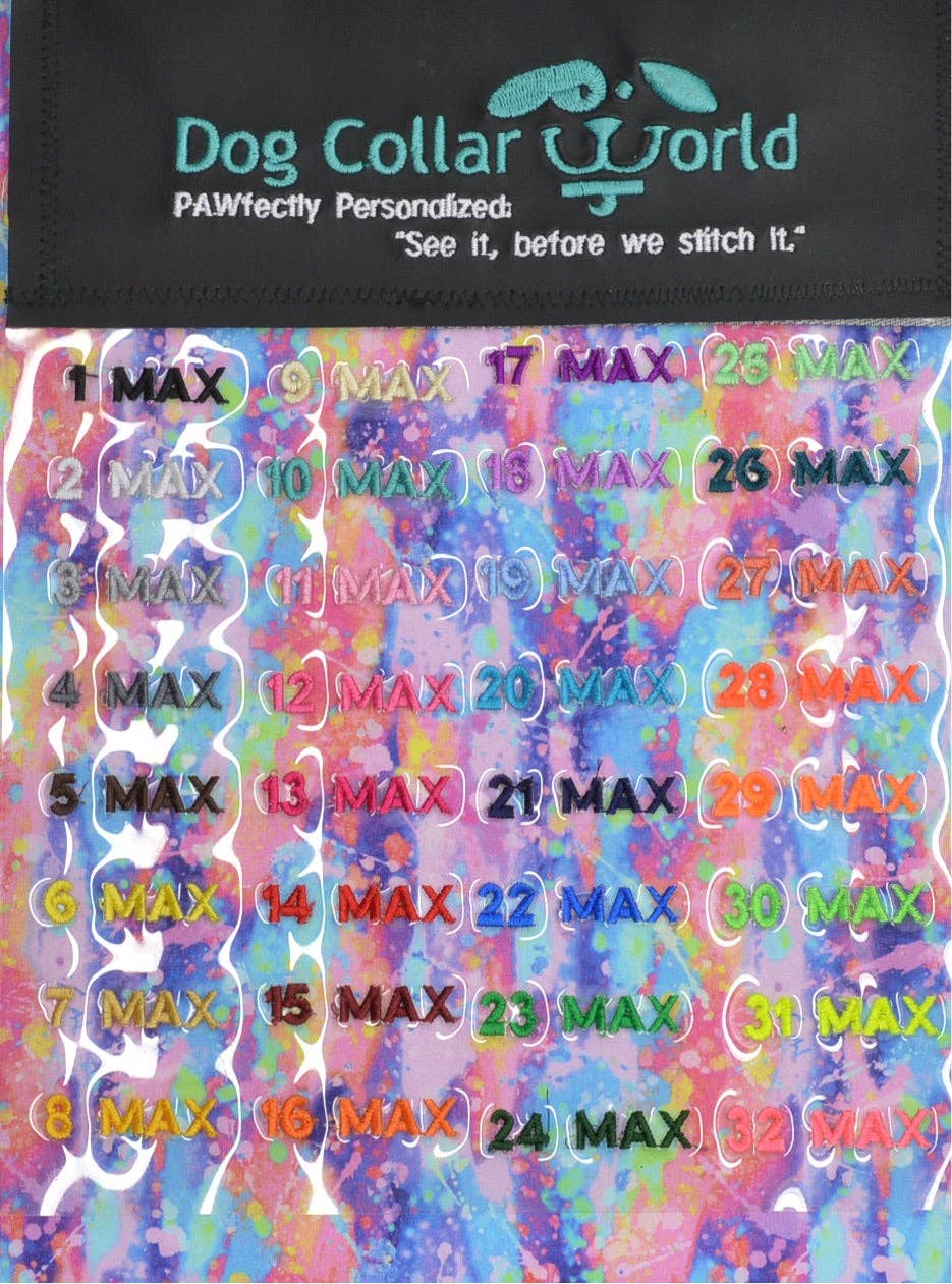 Dog Collar World - Wholesale Pet Collar - Dog - Paint Splatter Collar1