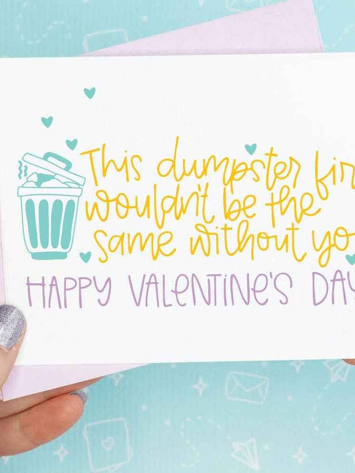 Tarjeta de San Valentín de Incendio en el Contenedor para venta al por mayor de Cedar Witch Goods