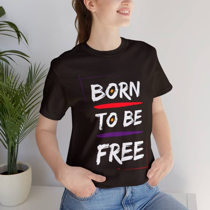 Born to be Free T-shirt for engroshandel hos Victorholistics