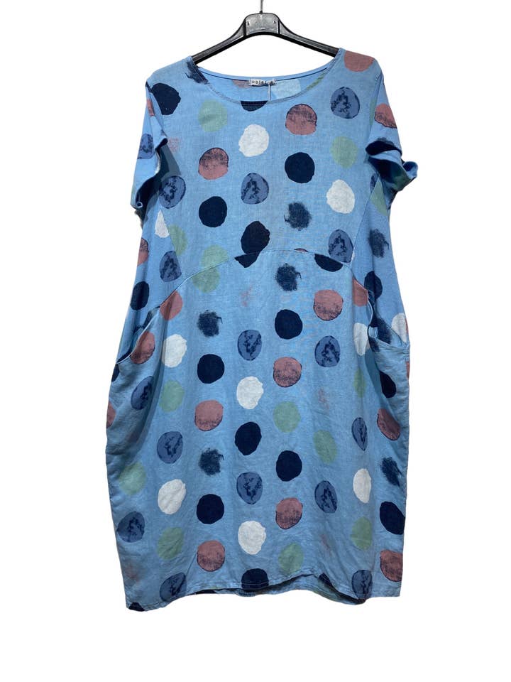 LINEN & COTTON HOUSE - Wholesale Jurk - Dames - 3533 jurk van linnen | dameskleding32