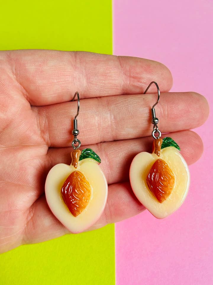 Søde ferskenøreringe Frugtøreringe Madøreringe for engroshandel hos Alien Bratz