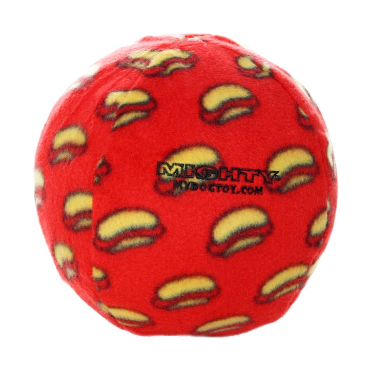Mighty Ball - Brinquedo para Cão Vermelho Grande, Sem Recheio por atacado de Tuffy Dog Toys - VIP Products