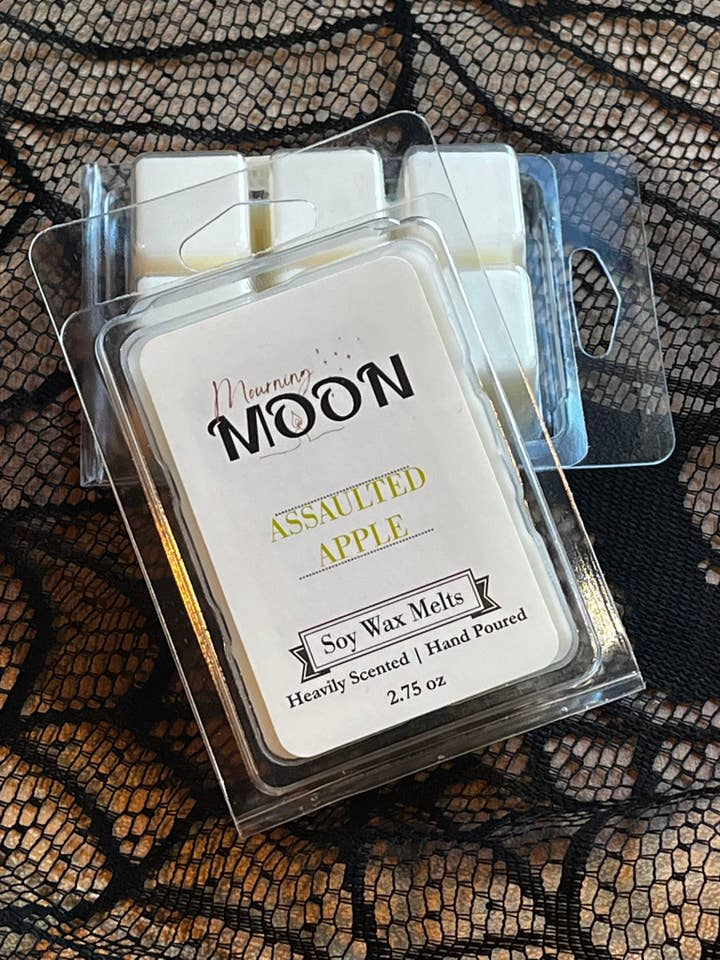 Assaulted Apple Soy Wax Melt for wholesale by Mourning Moon Candles