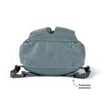 OiOi - Wholesale Diaper Bag - Baby - Signature Nappy Backpack - Stone Blue Vegan Leather7