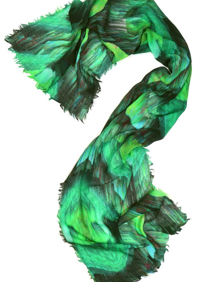 Sciarpa/Sciarpa in lana Merino Schur - Frieda - Verde invernale per la vendita all'ingrosso da parte di SALTO