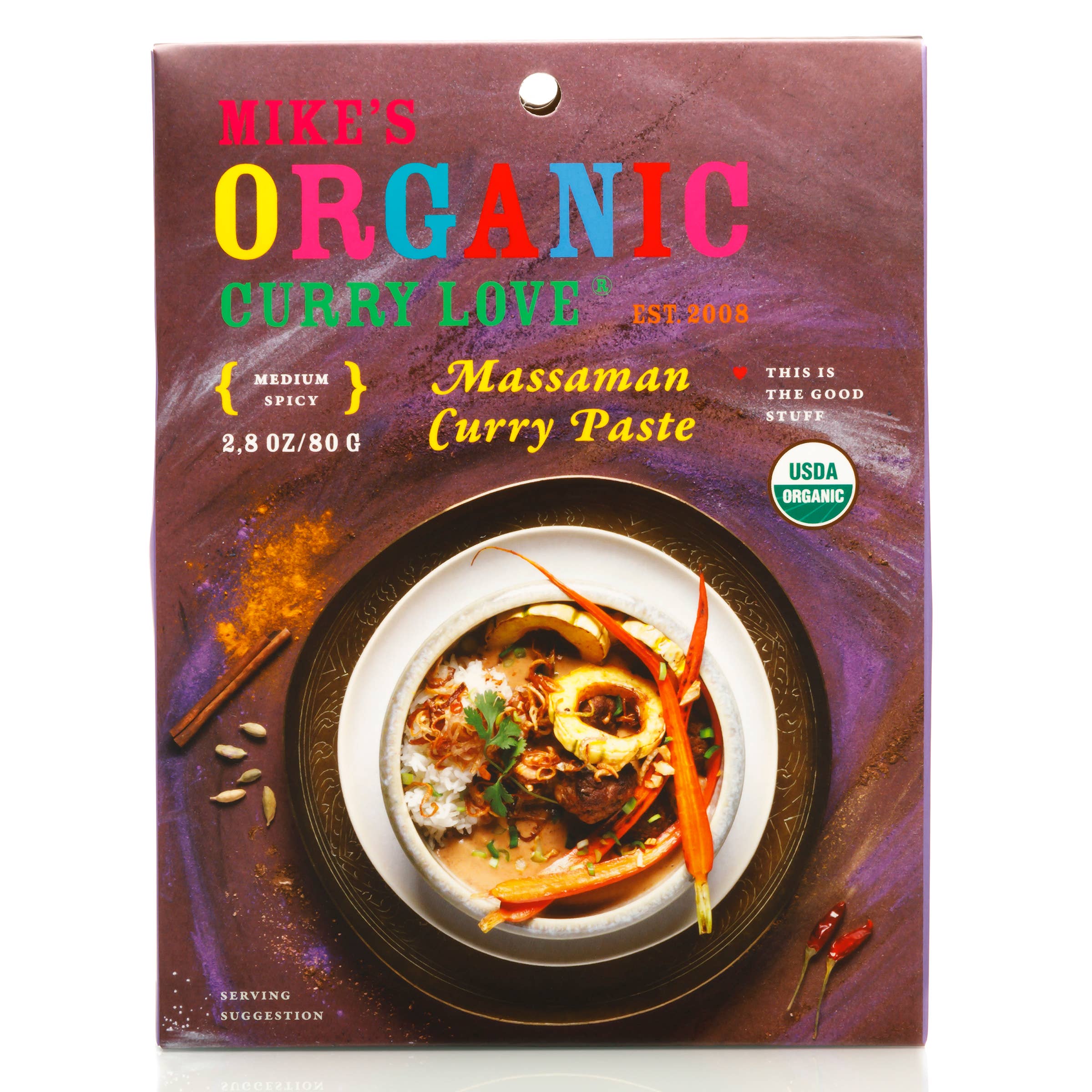 Mike's Organic Curry Love - Wholesale Chili Paste - ORGANIC Massaman Curry Paste1