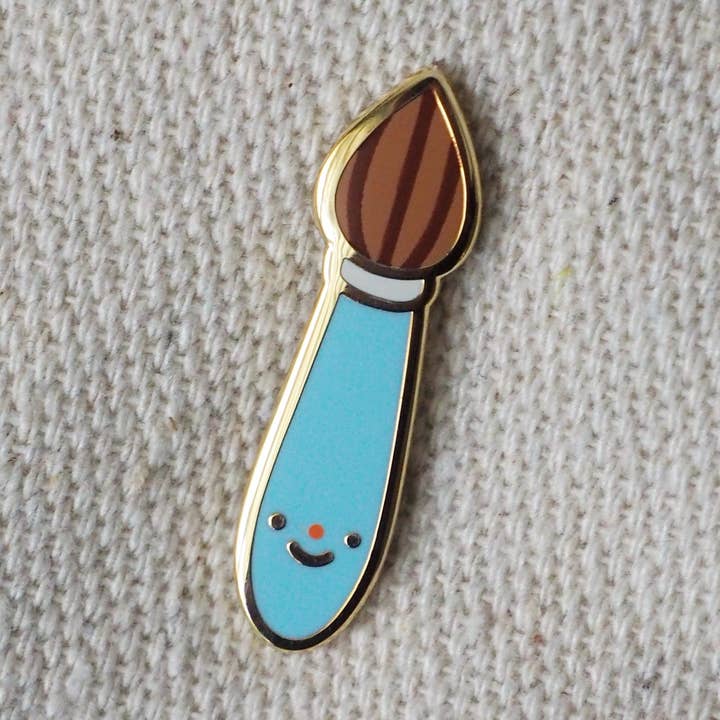 natamori - Vente Épinglettes/boutons - brosse • pin's en émail0