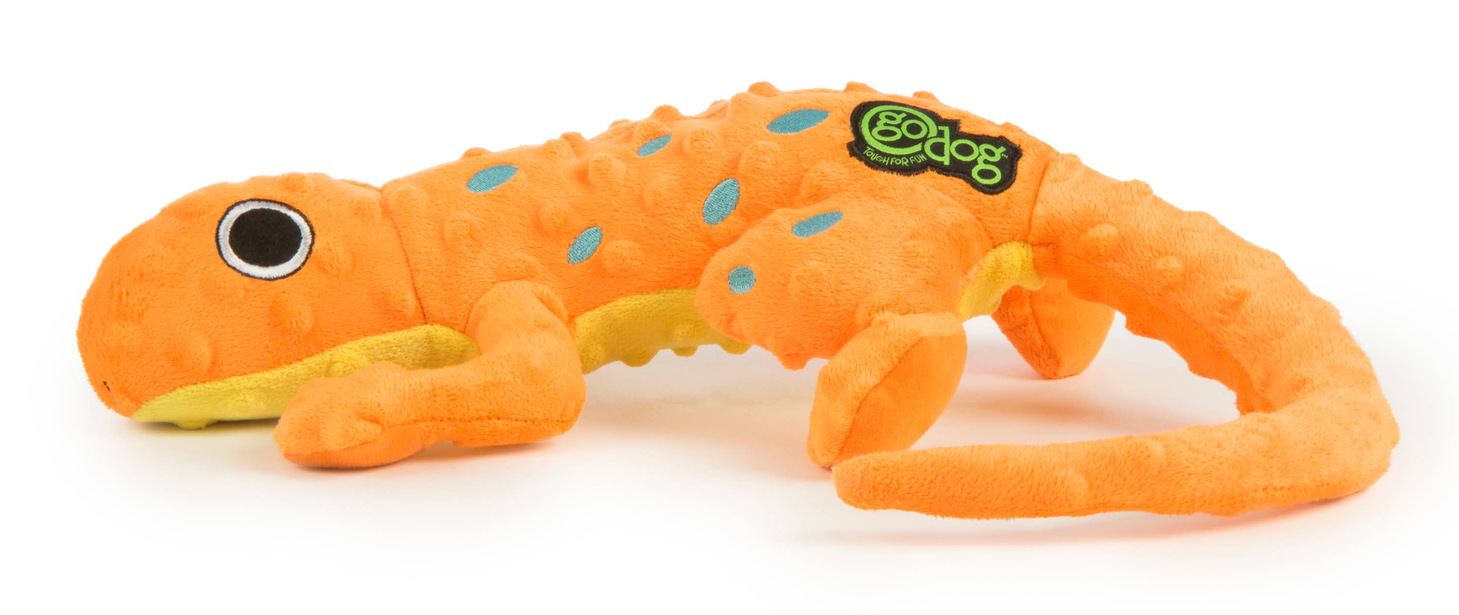 Pet Palette Distribution - Wholesale Pet Plush Toy - Dog - goDog Amphibianz Gecko Squeaky Plush Dog Toy Large2