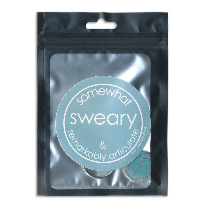 Somewhat Sweary & Remarkably Articulate - Keyring for wholesale by Two Little Boys