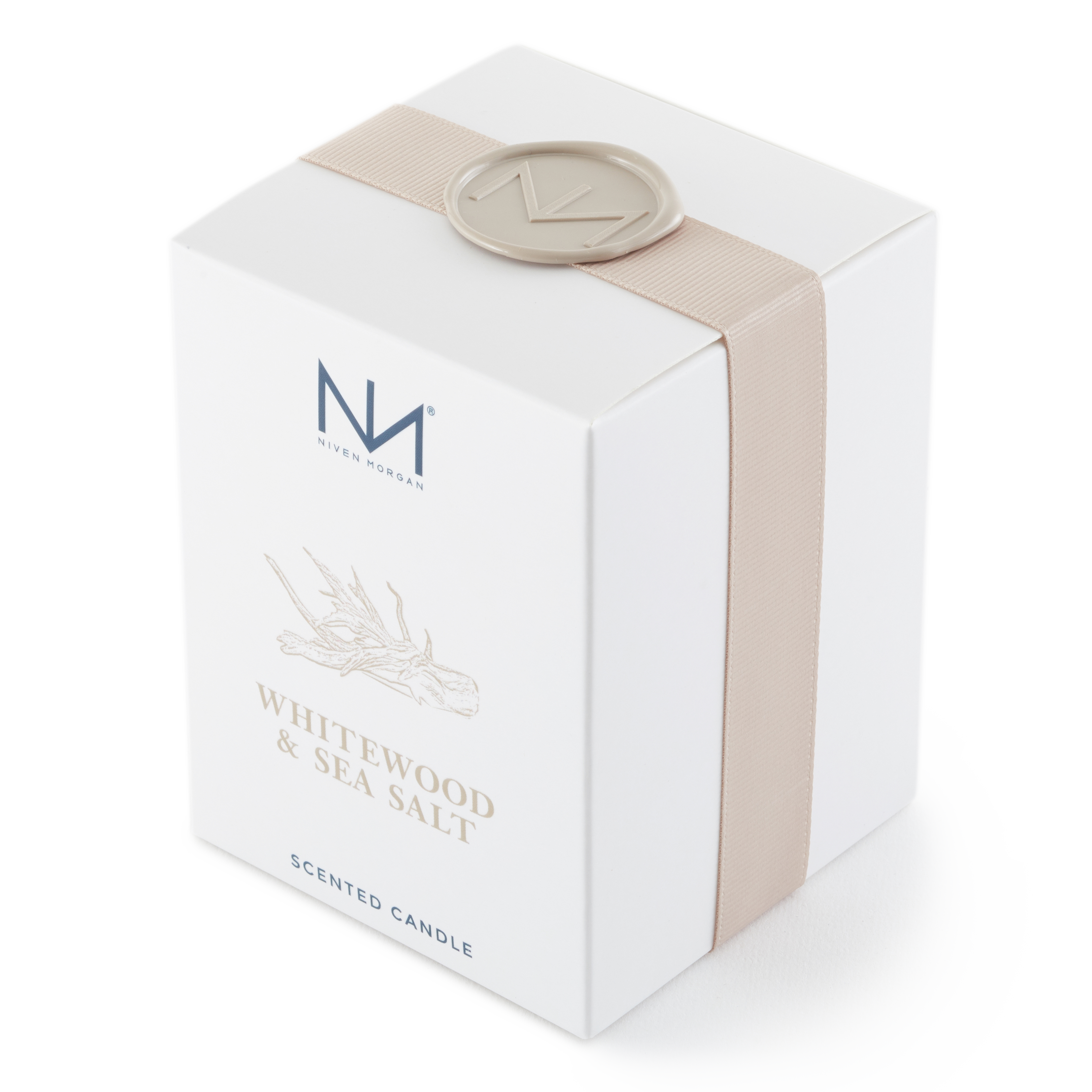 NIVEN MORGAN - Wholesale Jar/Filled Candle - WHITEWOOD & SEA SALT - Candle2