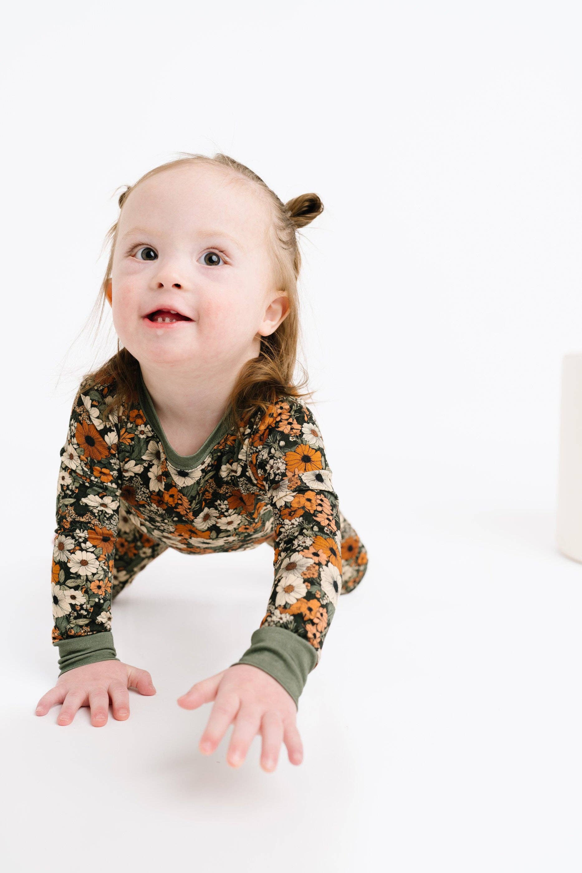 Little One Shop - Wholesale Sleepwear Set - Kids - Rustic Blooms Bamboo Set7