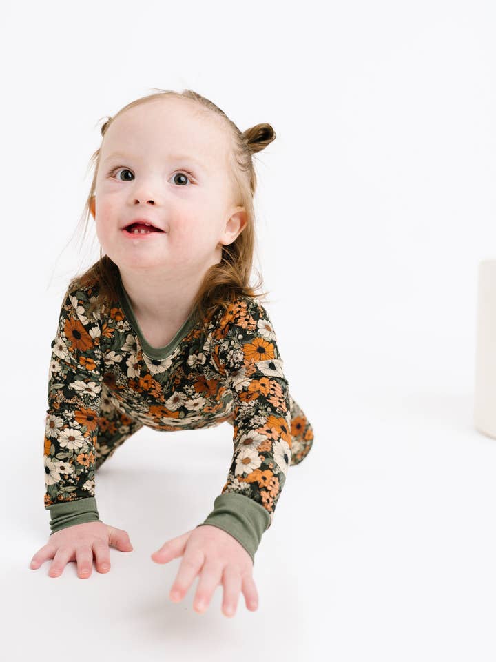 Little One Shop - Wholesale Sleepwear Set - Kids - Rustic Blooms Bamboo Set7