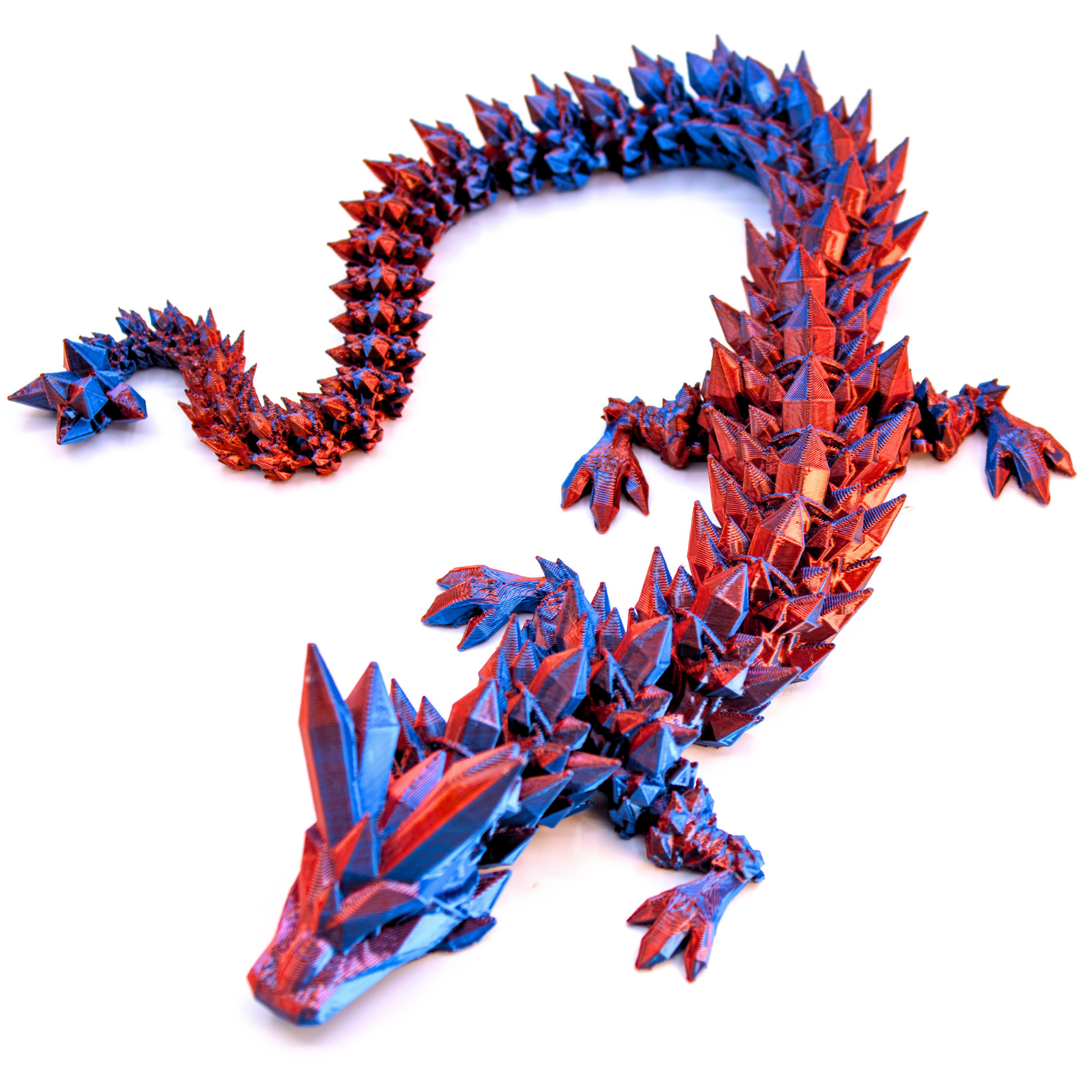 Dragon Fidgets - Wholesale Fidget Toy - Kids - 19IN Crystal Dragon Fidget Toy Decor, 3D Printed18