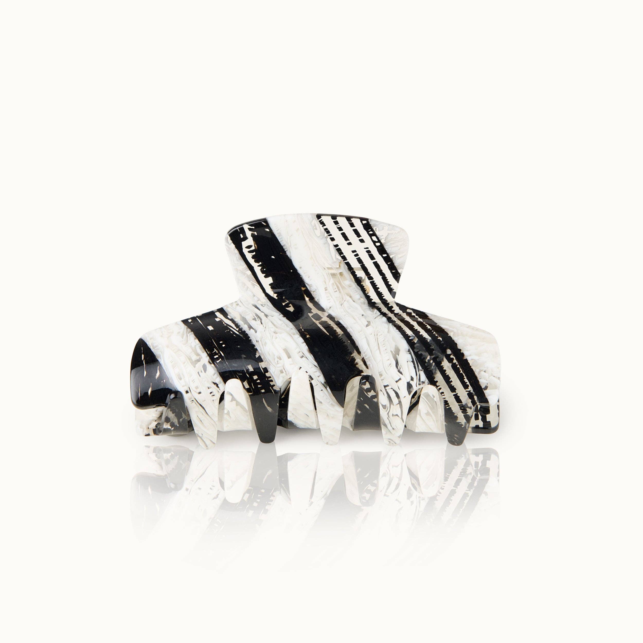 by Vivi. - Venta al por mayor Horquilla para el pelo - Mujer - Haarklammer Rayas Blanco y Negro0