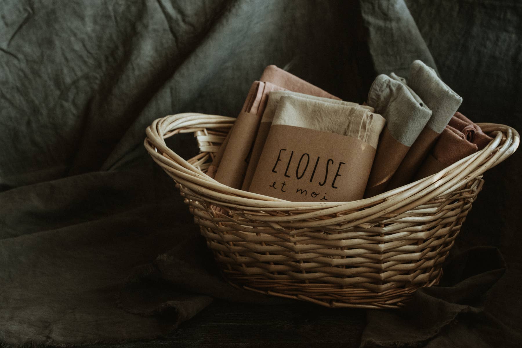 Eloise et moi - Wholesale Tea Towel - Hand dyed Organic cotton Kitchen Towel8