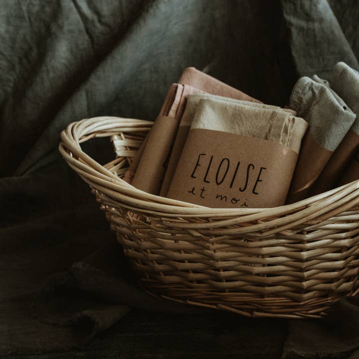 Eloise et moi - Wholesale Tea towel - Hand dyed Organic cotton Kitchen Towel8