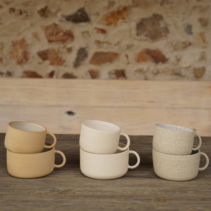 The Barclay Studio - Vendita all'ingrosso Tazza - Tazza Grande Bianco Grezzo4