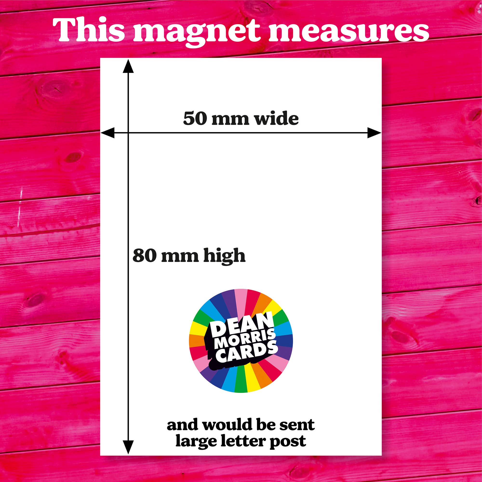 Dean Morris Cards - Wholesale Magnet - Sounds gay I'm in Fridge Magnet1