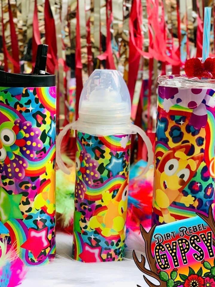 blue dog tumbler for wholesale by Dirt Rebel Gypsy