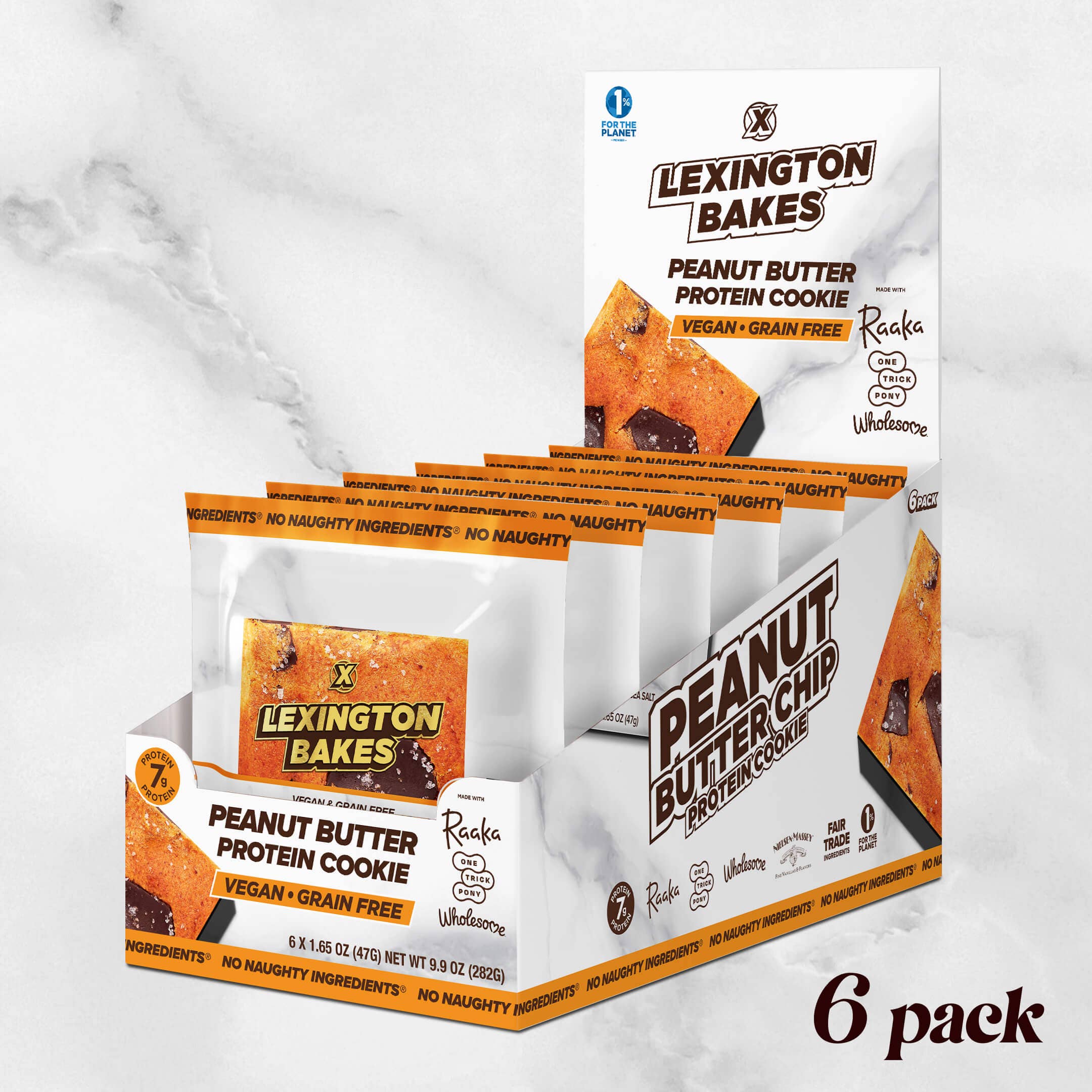 LEXINGTON BAKES - Wholesale Cookie - Peanut Butter Protein Cookies • 6 Pack2