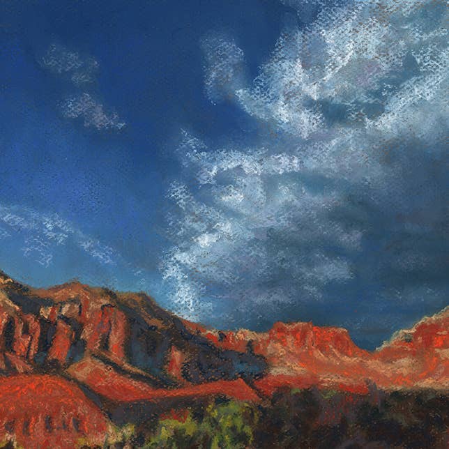 Panorama Point Capitol Reef National Park Art Print for wholesale by Duck Girl Art